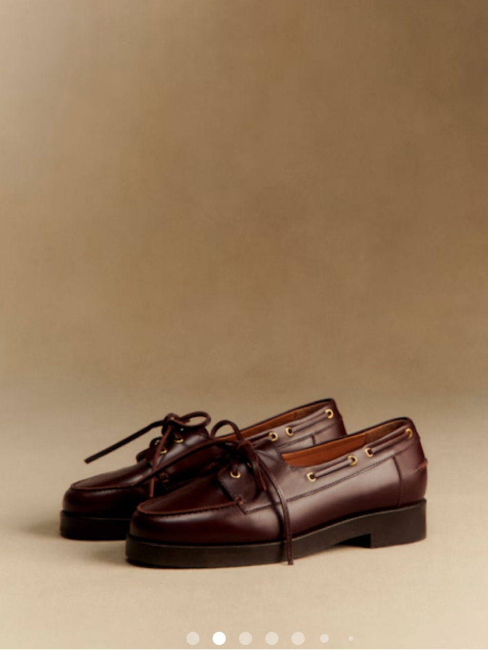 Sézane Caroline loafers in brown - Picture 2 of 7